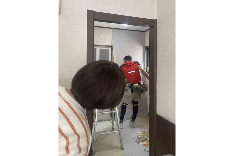内装施工中