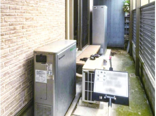 城東区　給湯器リフォーム　既存エネファーム