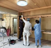 城東区マンションリノベーション　現場打ち合わせ