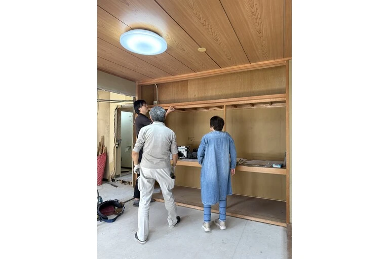 城東区マンションリノベーション　現場打ち合わせ